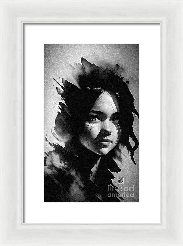 Veiled Gaze - Framed Print