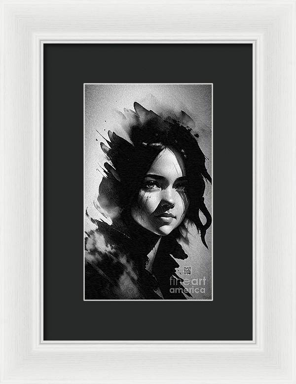 Veiled Gaze - Framed Print