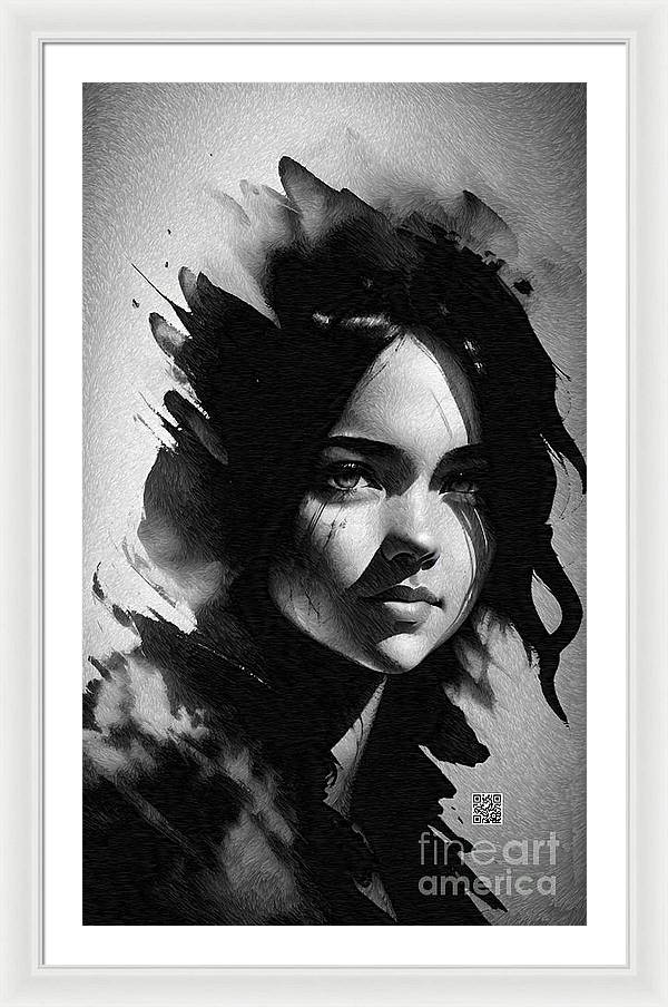 Veiled Gaze - Framed Print