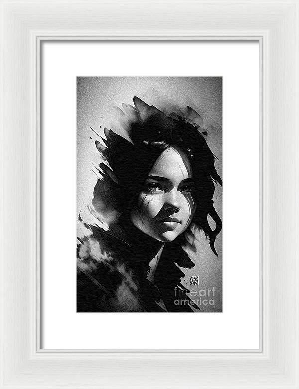 Veiled Gaze - Framed Print