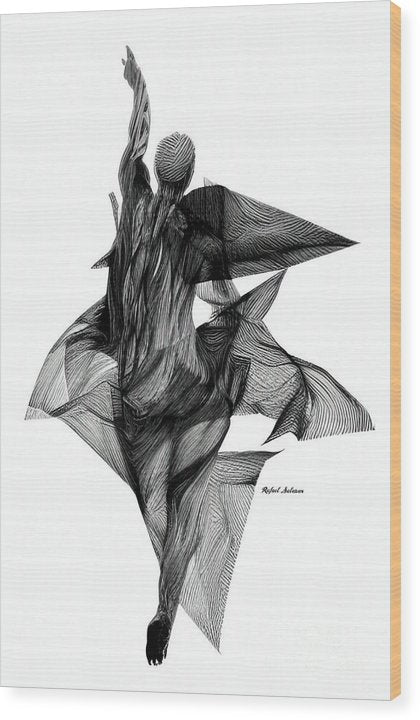 Veiled Grace - Wood Print