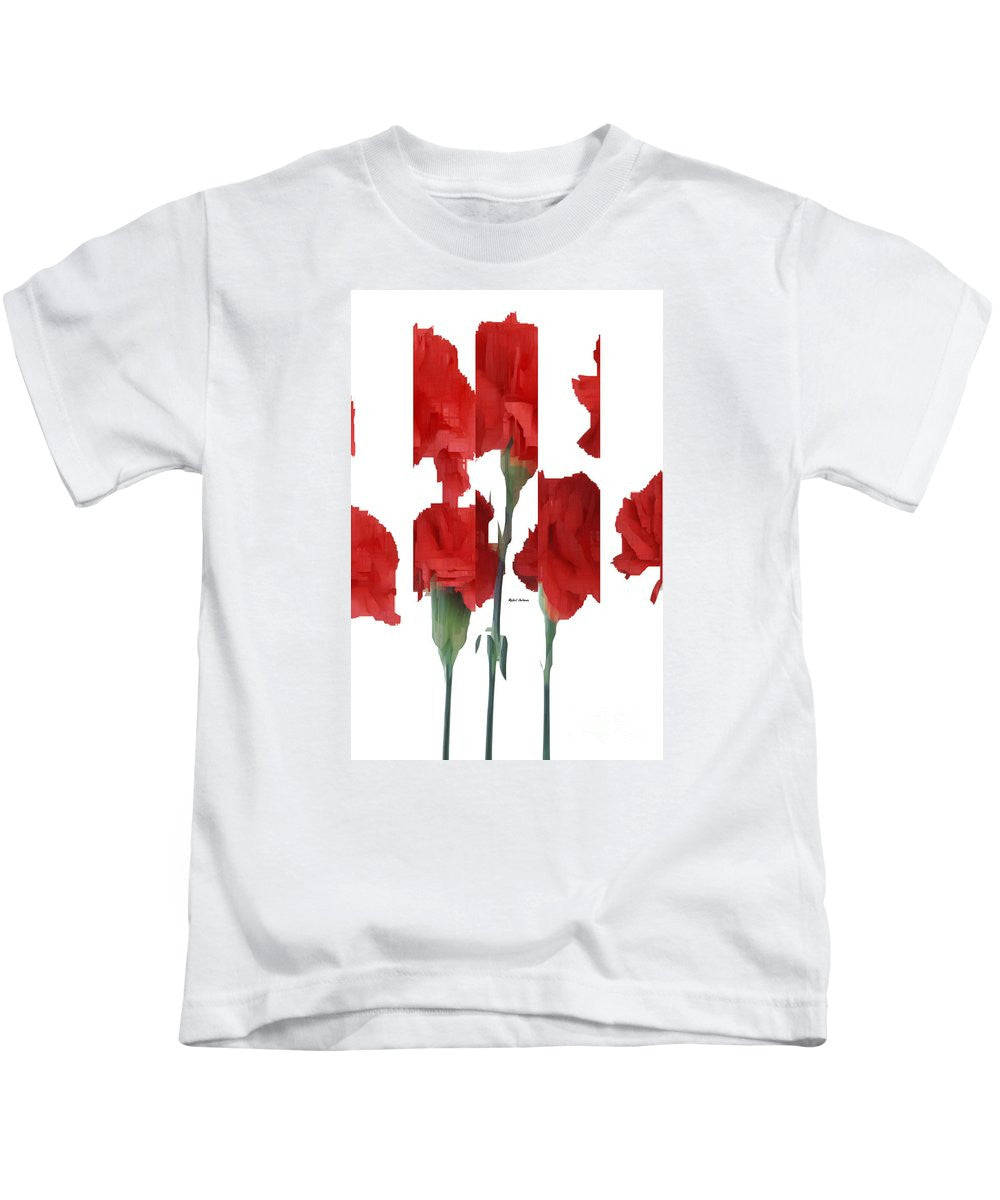 T-shirt pour enfant - Fleurs verticales