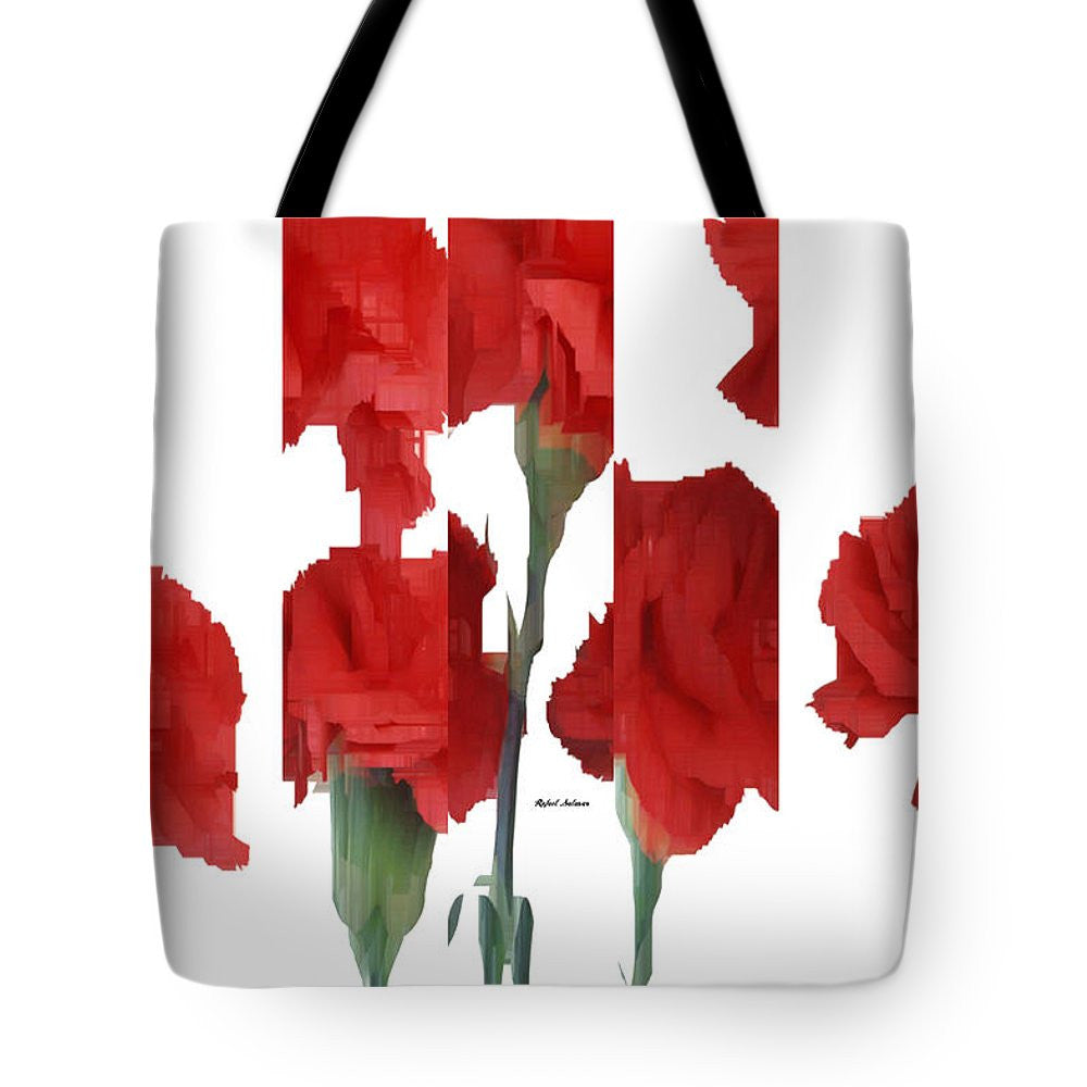 Tote Bag - Vertical Flowers