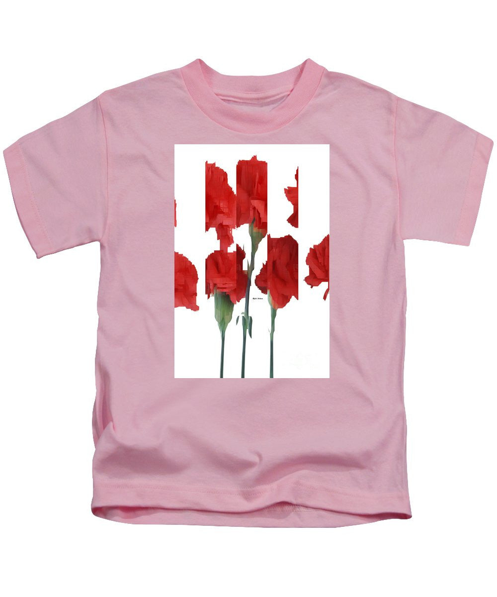 T-shirt pour enfant - Fleurs verticales