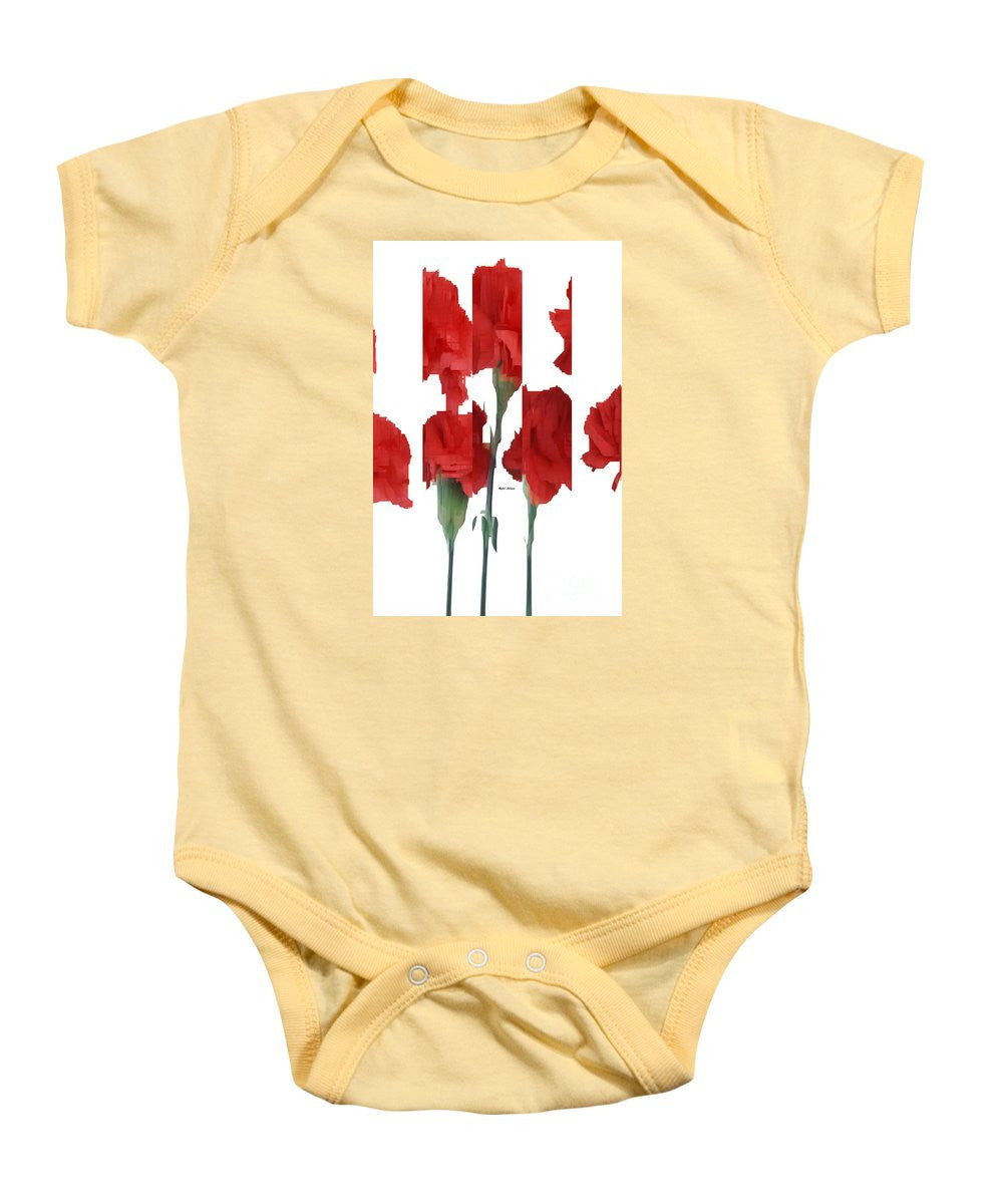 Baby Onesie - Vertical Flowers