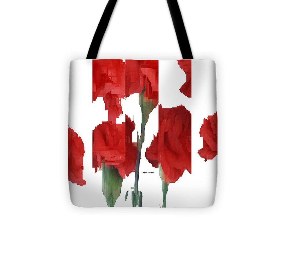 Tote Bag - Vertical Flowers