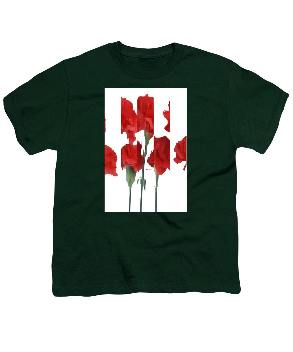 Youth T-Shirt - Vertical Flowers