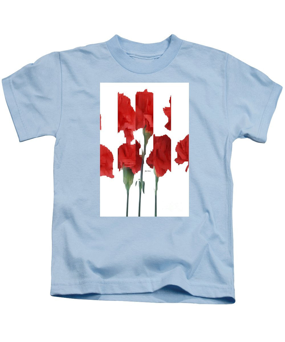 T-shirt pour enfant - Fleurs verticales