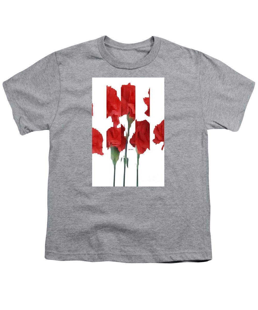 Youth T-Shirt - Vertical Flowers