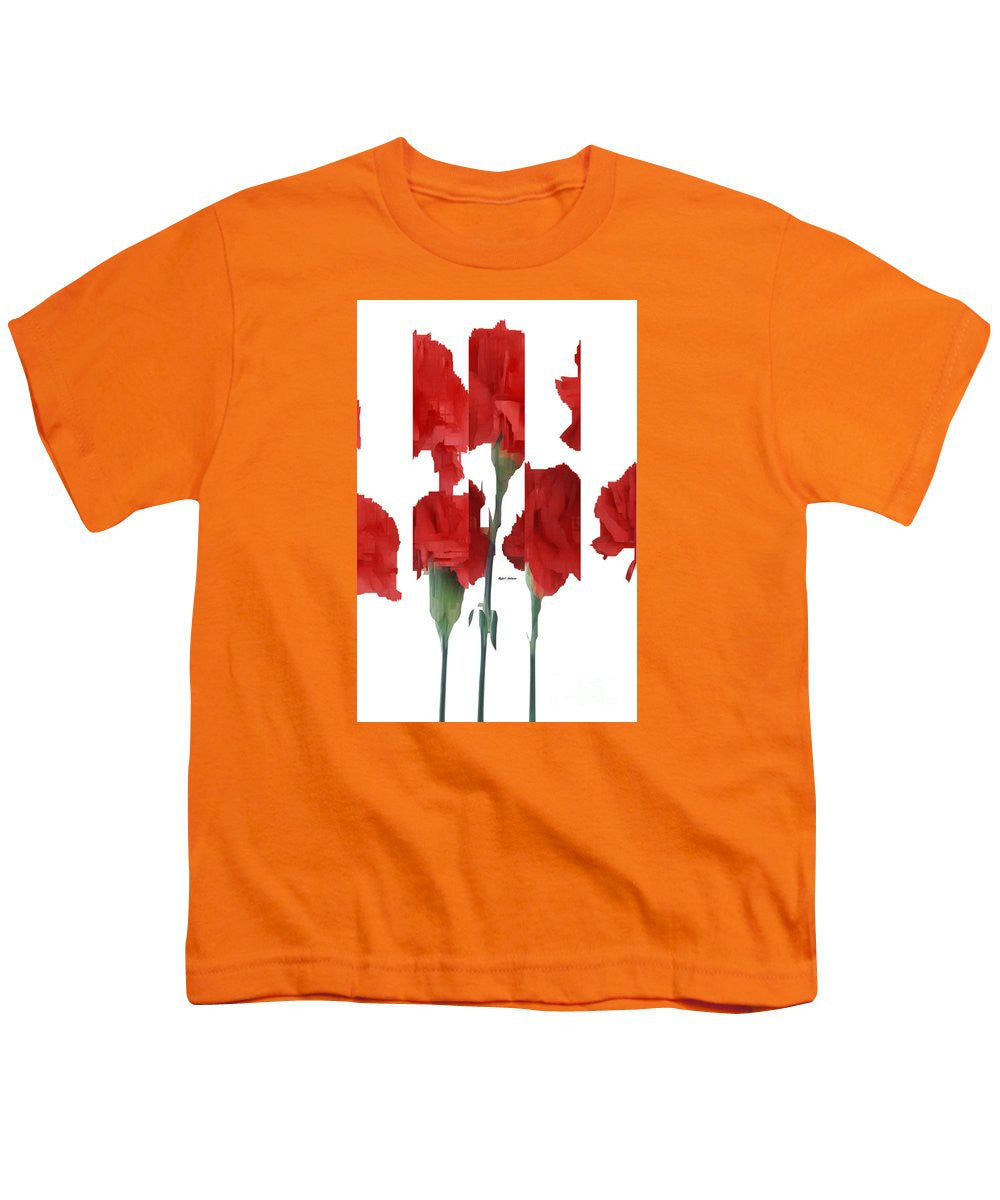 Youth T-Shirt - Vertical Flowers