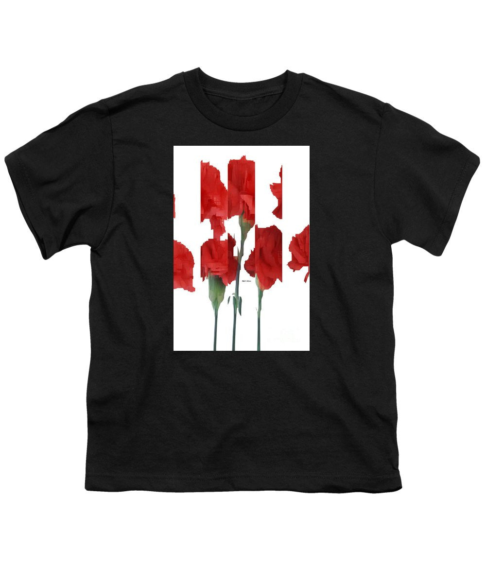 Youth T-Shirt - Vertical Flowers