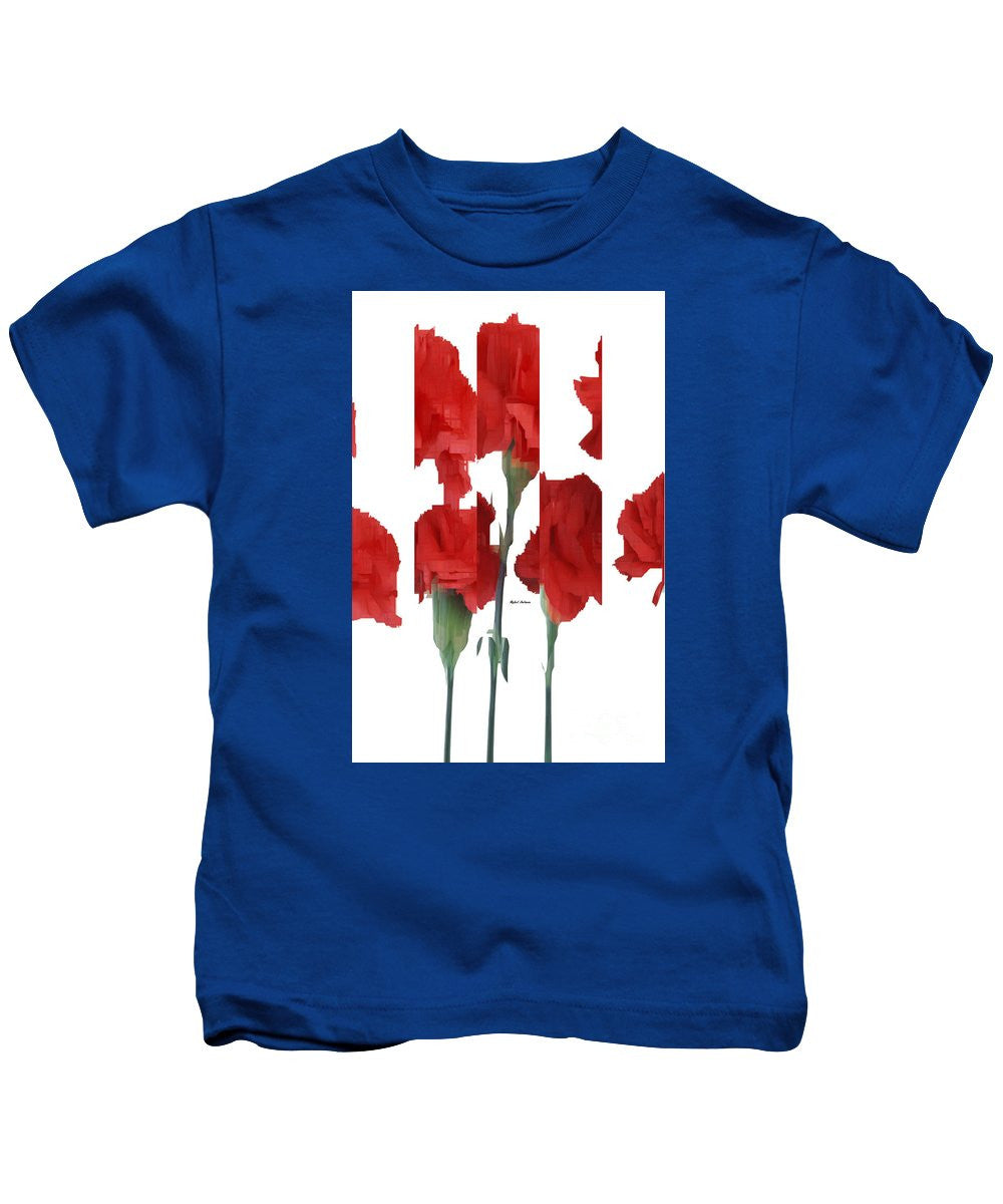 T-shirt pour enfant - Fleurs verticales