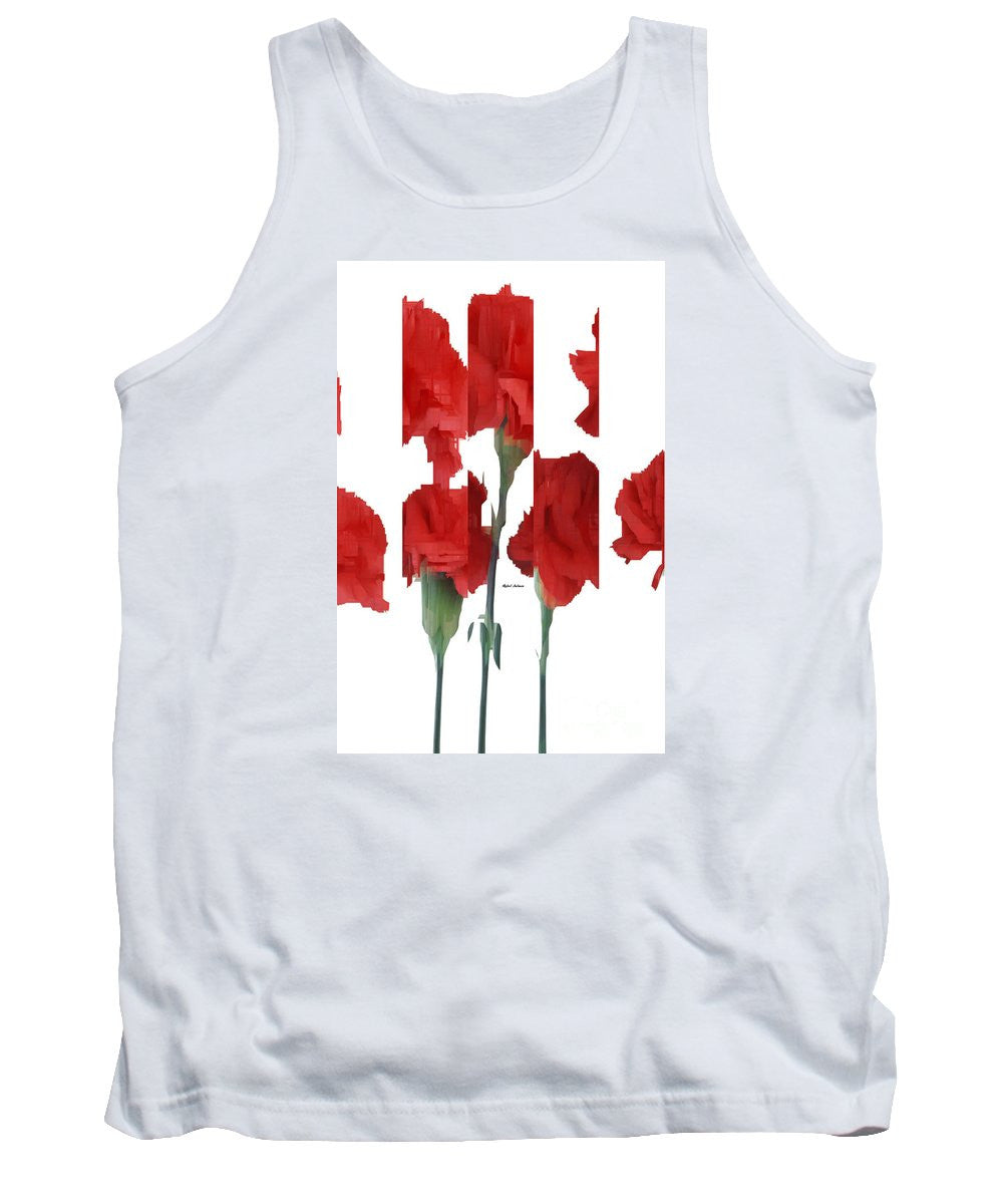 Tank Top - Vertical Flowers