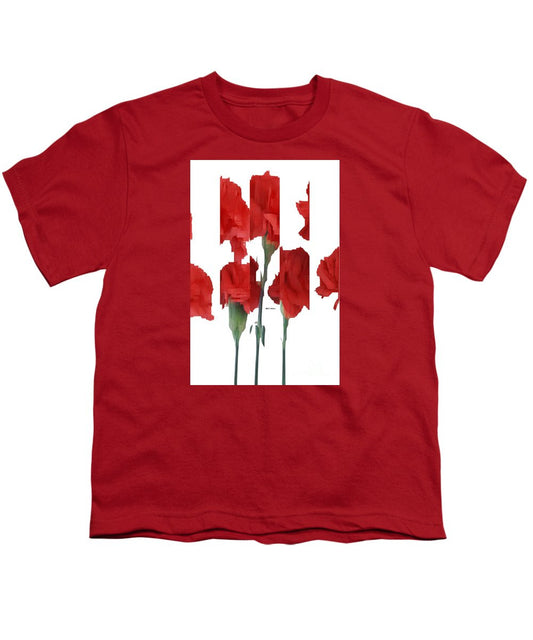 Youth T-Shirt - Vertical Flowers