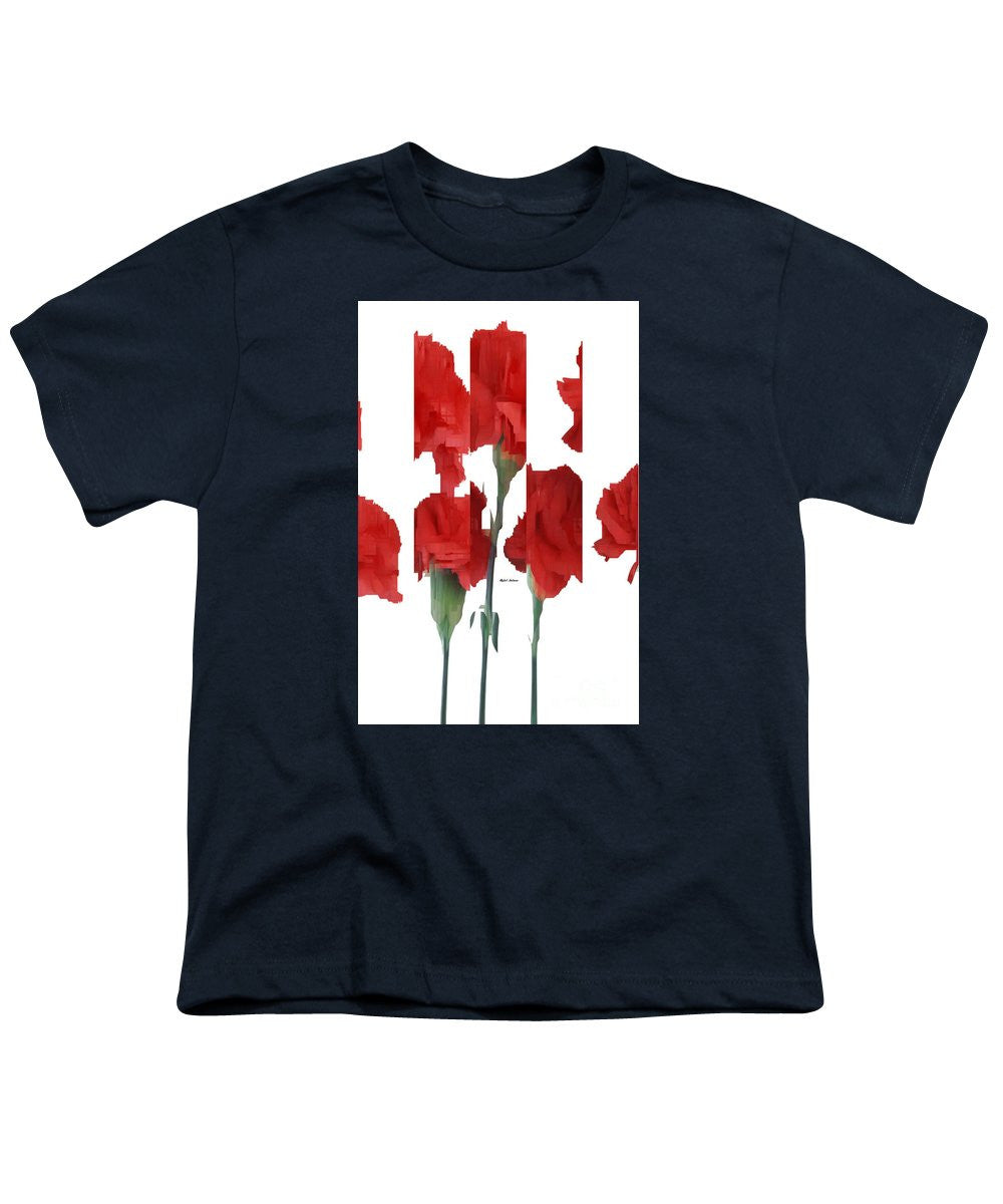 Youth T-Shirt - Vertical Flowers