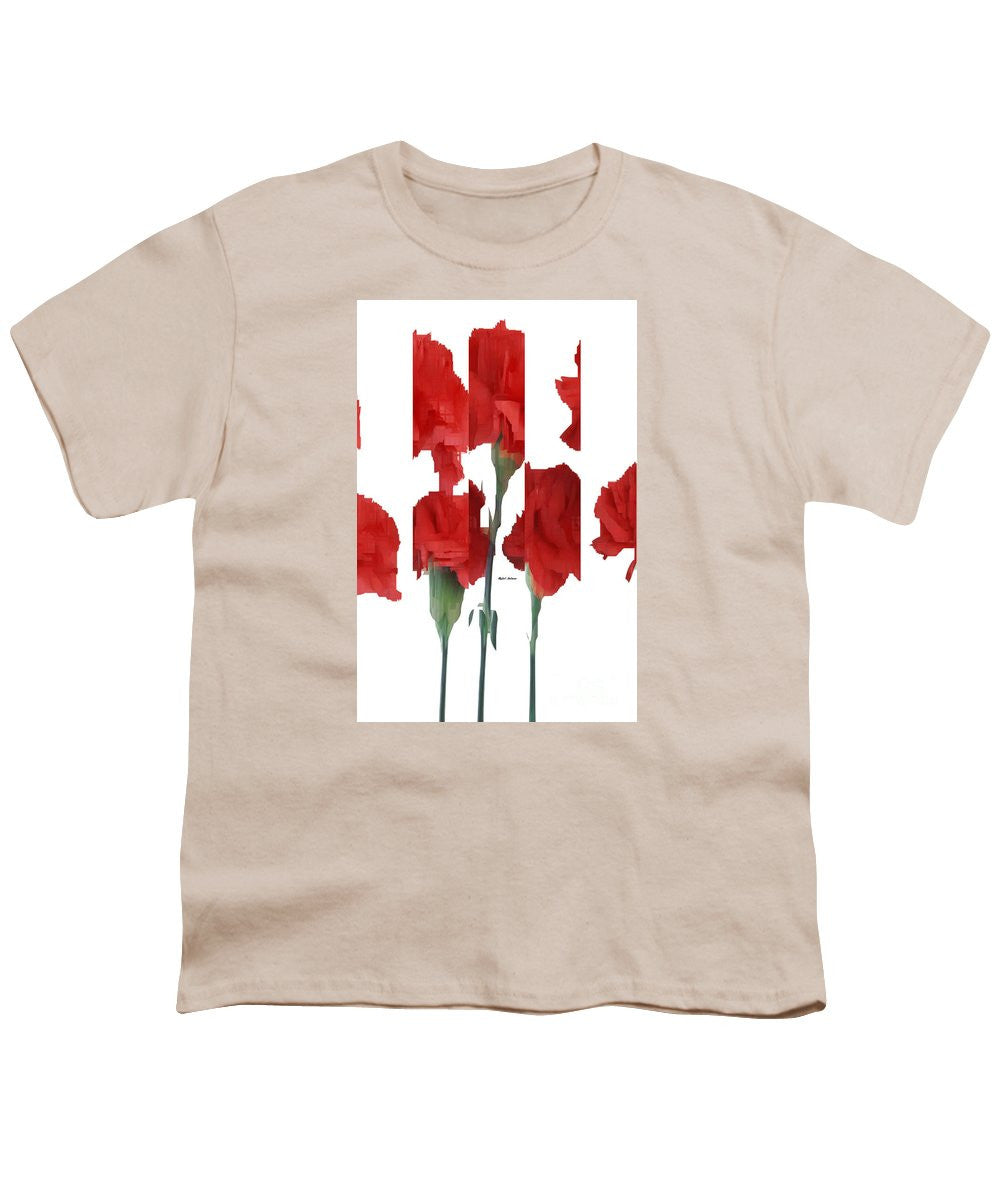 Youth T-Shirt - Vertical Flowers