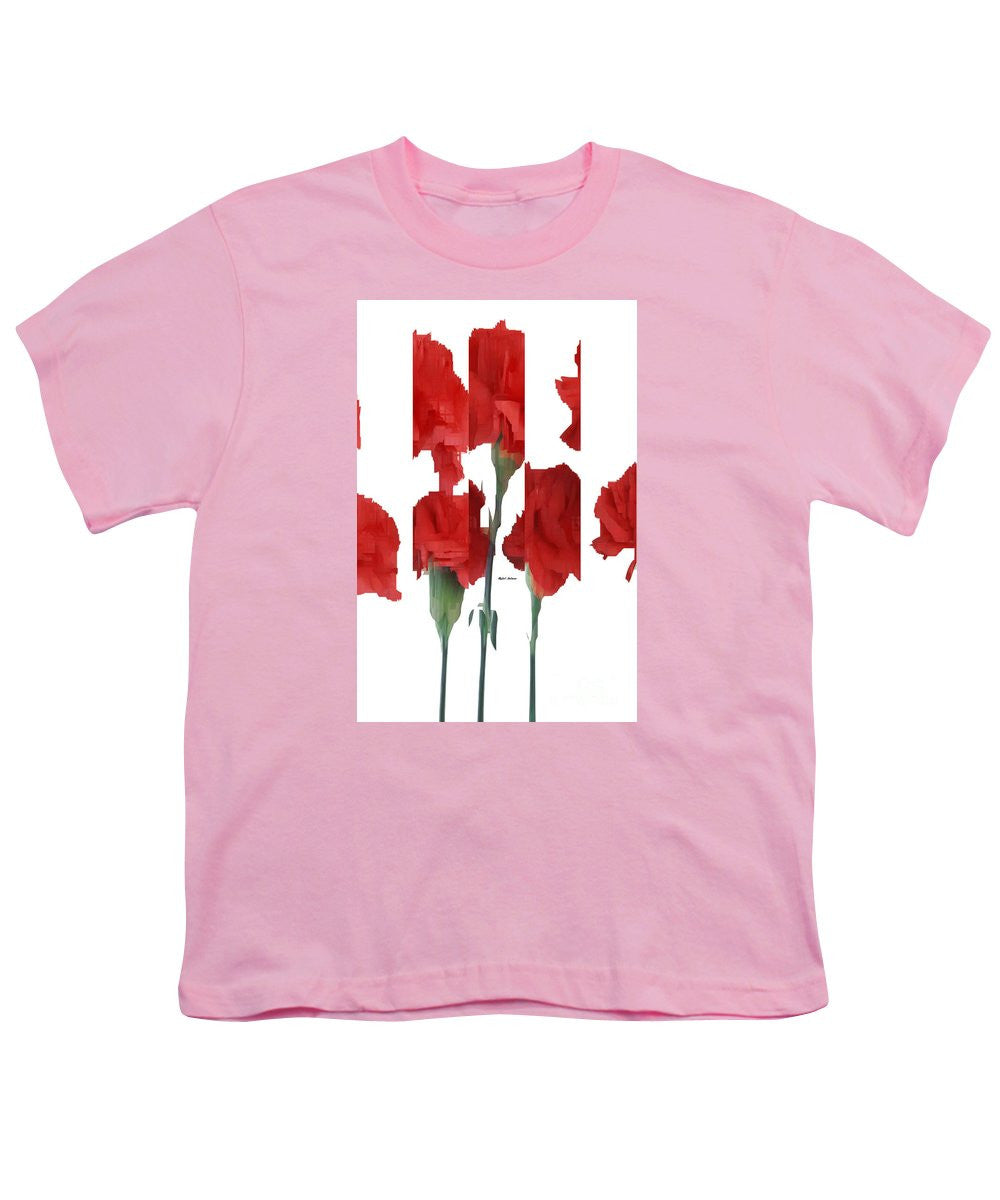 Youth T-Shirt - Vertical Flowers