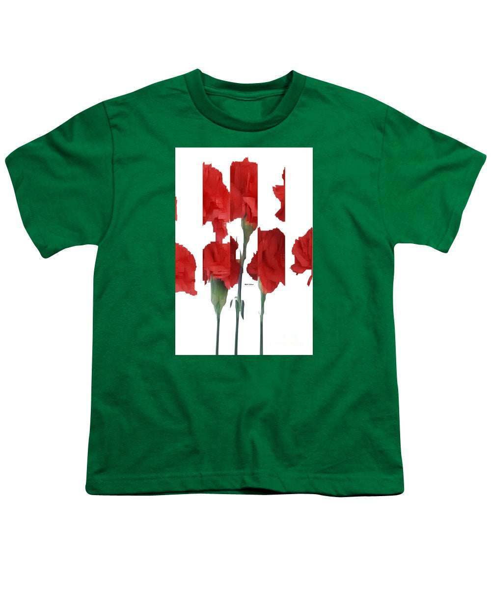 Youth T-Shirt - Vertical Flowers