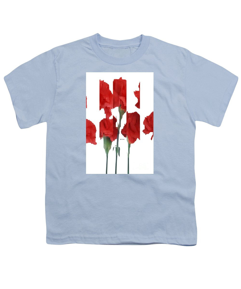 Youth T-Shirt - Vertical Flowers