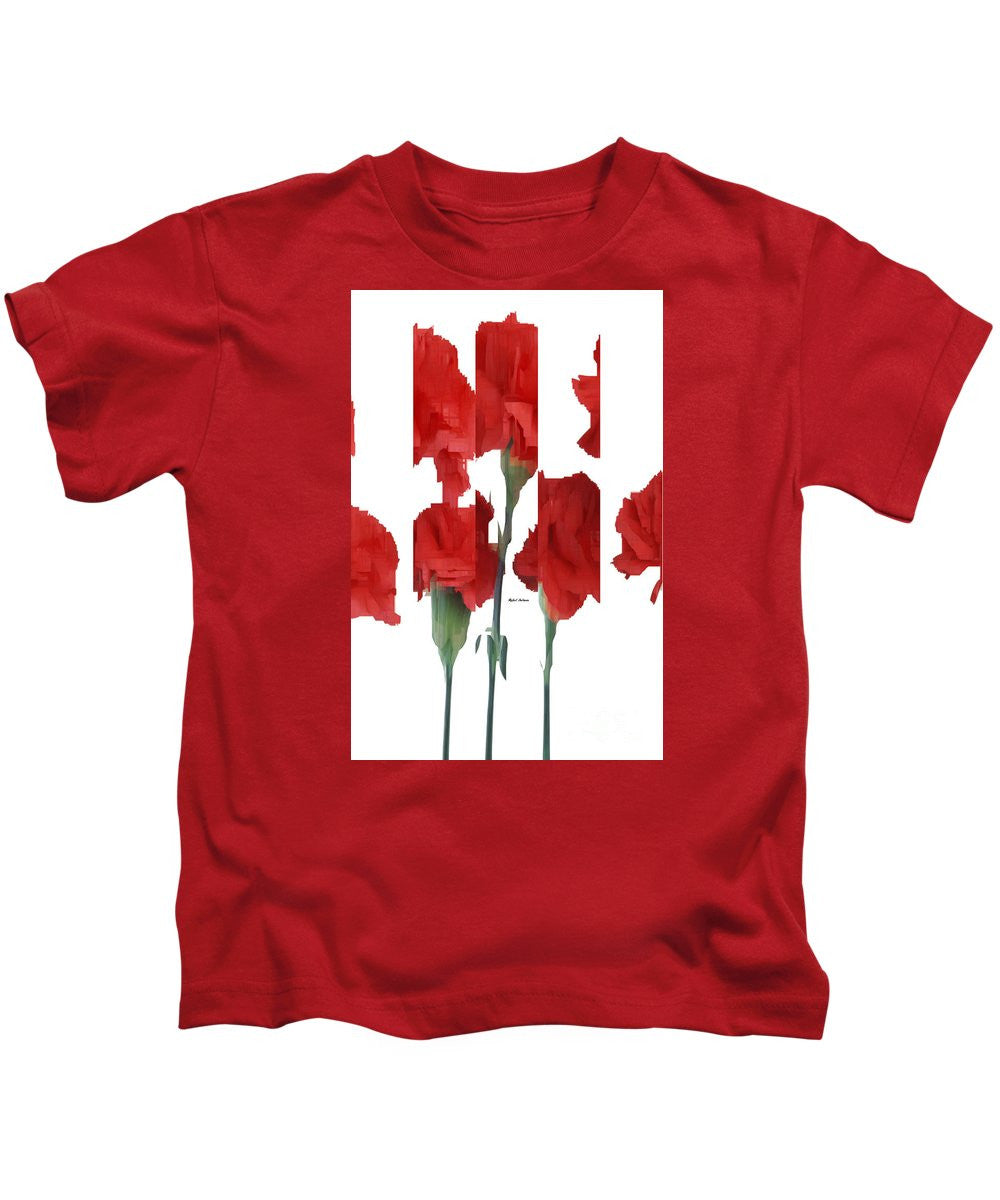 T-shirt pour enfant - Fleurs verticales