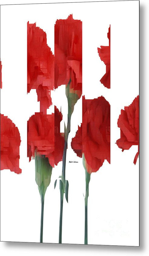 Metal Print - Vertical Flowers