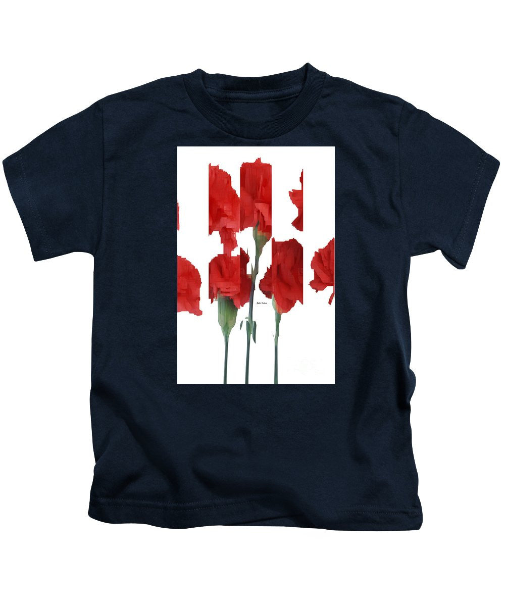 T-shirt pour enfant - Fleurs verticales