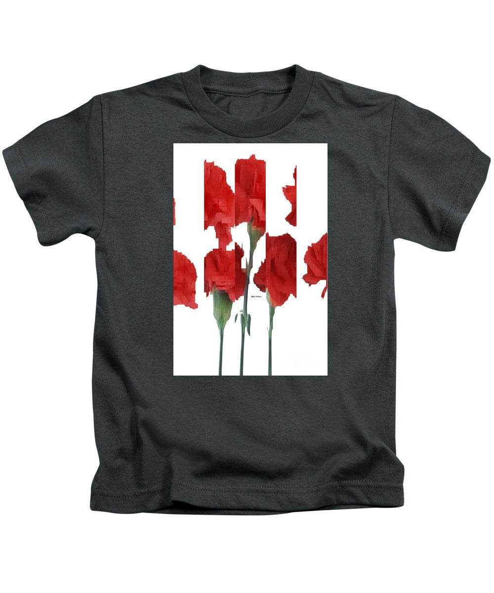 T-shirt pour enfant - Fleurs verticales