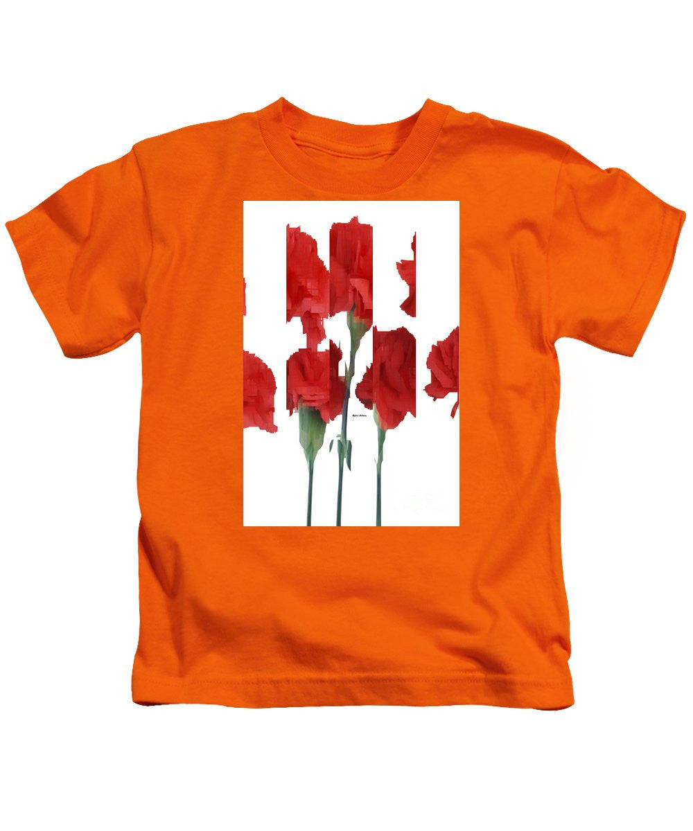 T-shirt pour enfant - Fleurs verticales