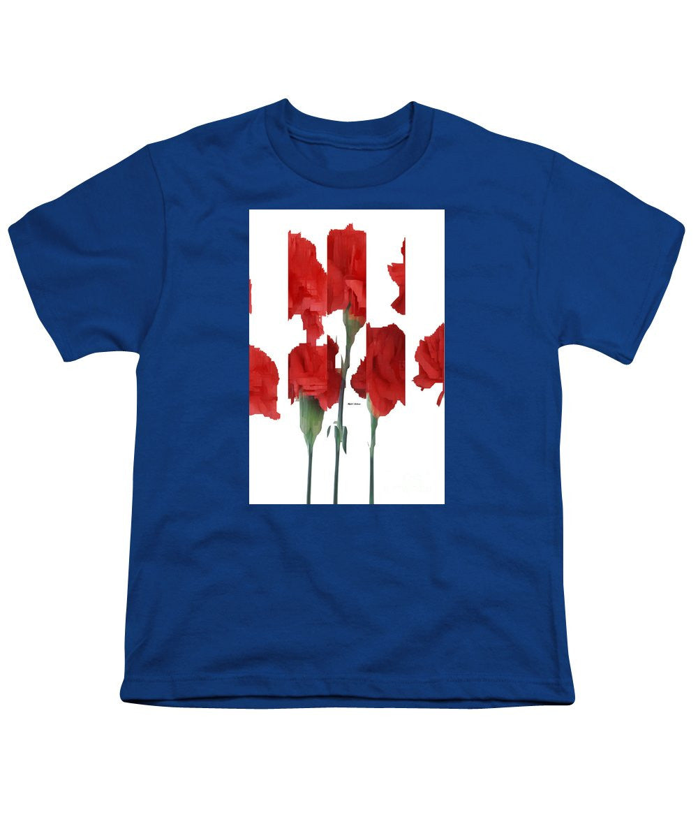 Youth T-Shirt - Vertical Flowers