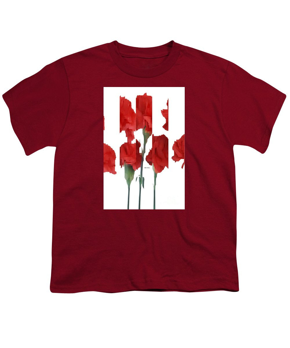 Youth T-Shirt - Vertical Flowers