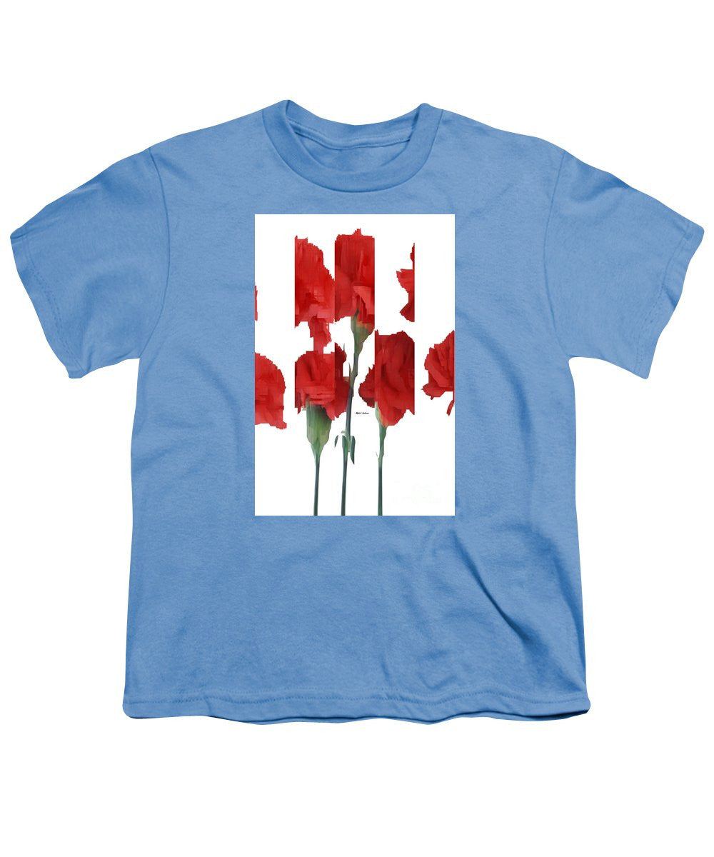 Youth T-Shirt - Vertical Flowers