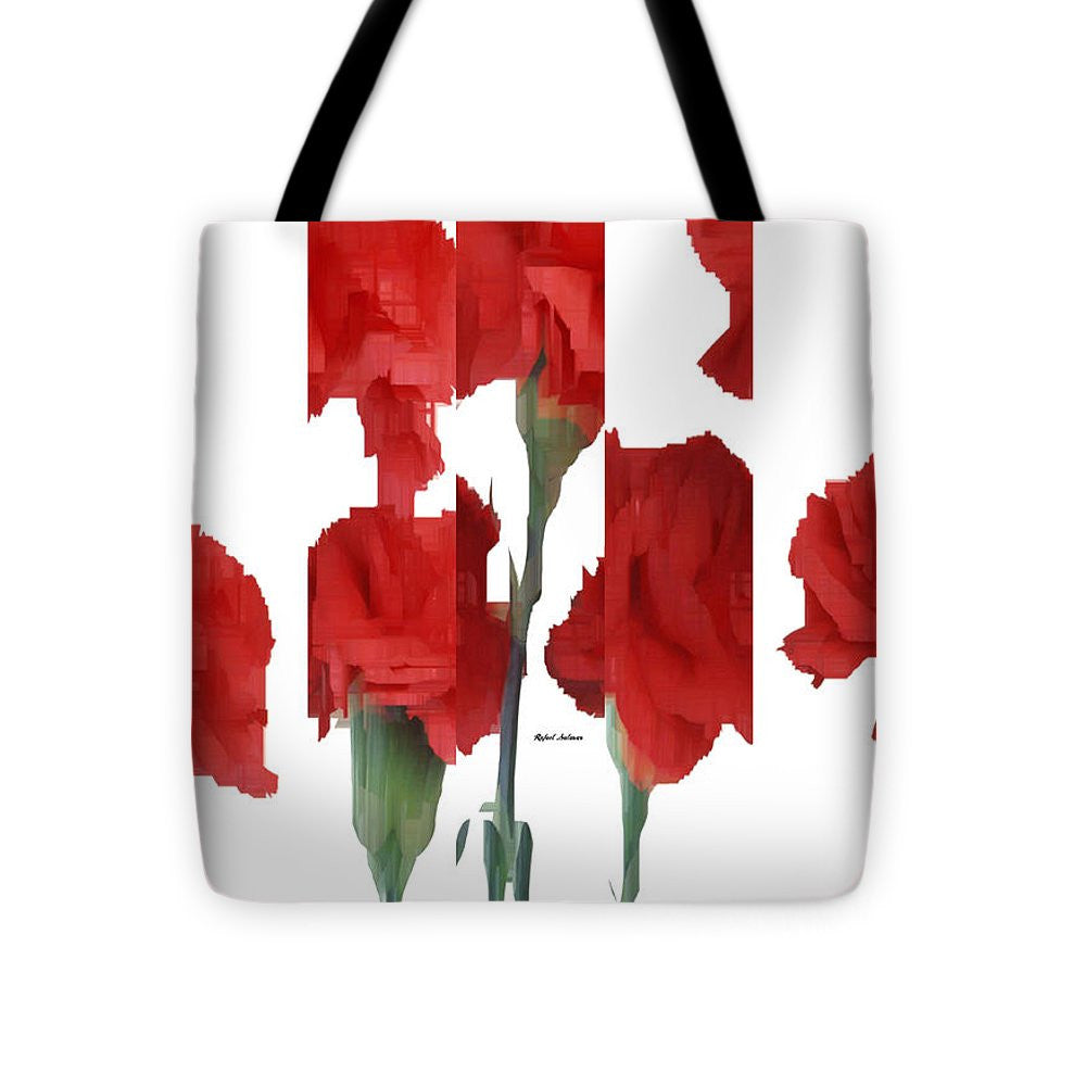 Tote Bag - Vertical Flowers