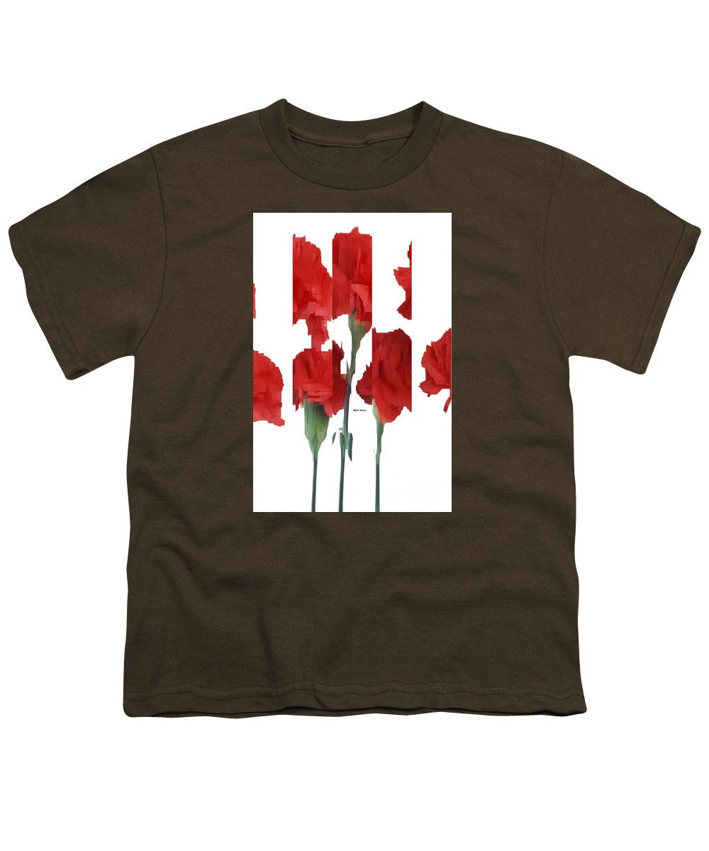 Youth T-Shirt - Vertical Flowers