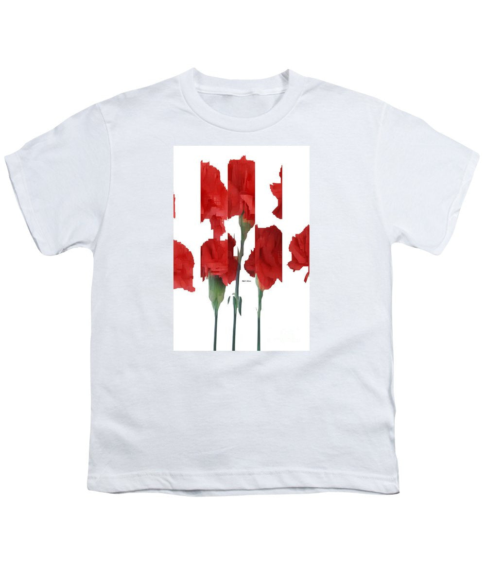 Youth T-Shirt - Vertical Flowers