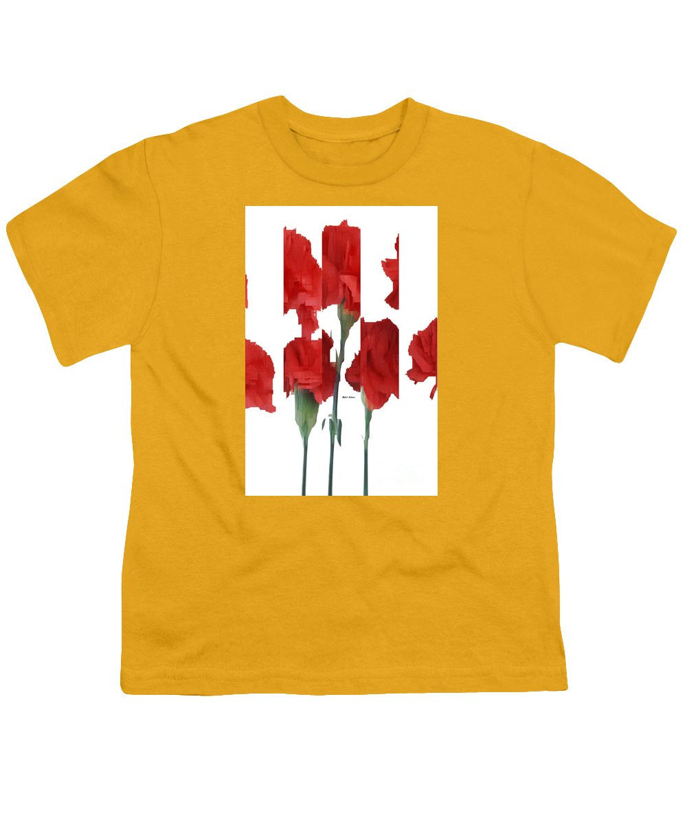 Youth T-Shirt - Vertical Flowers