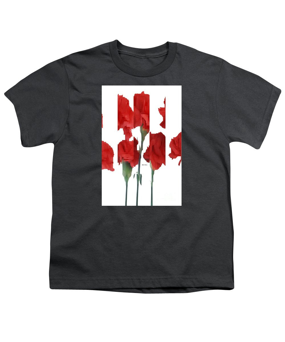 Youth T-Shirt - Vertical Flowers