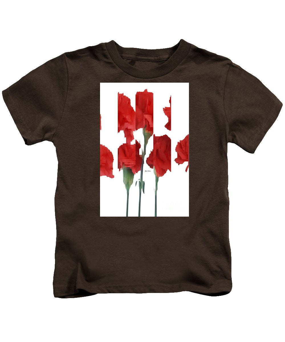 T-shirt pour enfant - Fleurs verticales