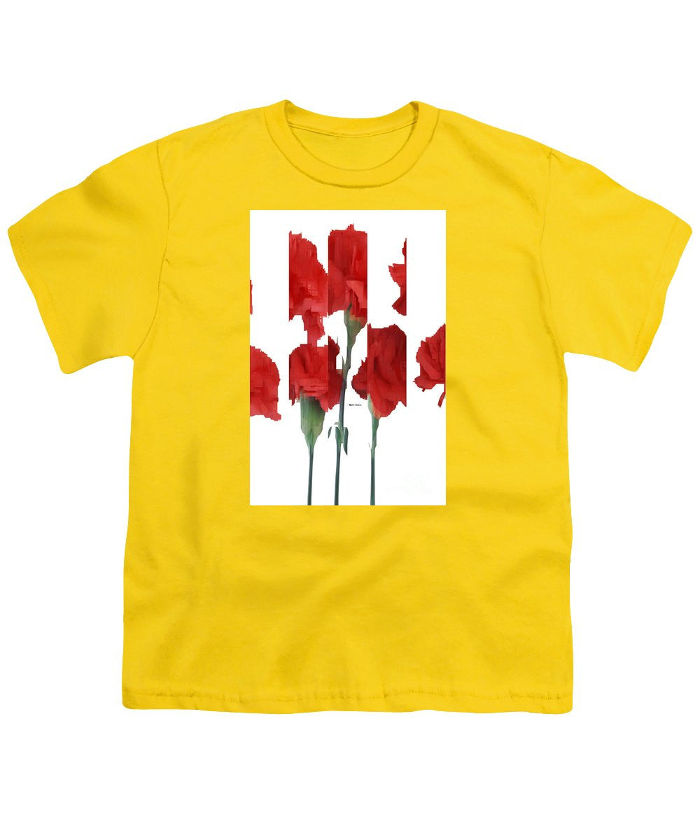 Youth T-Shirt - Vertical Flowers