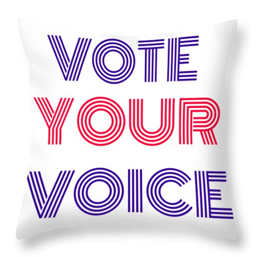 Vote Your Voice - Throw Pillow