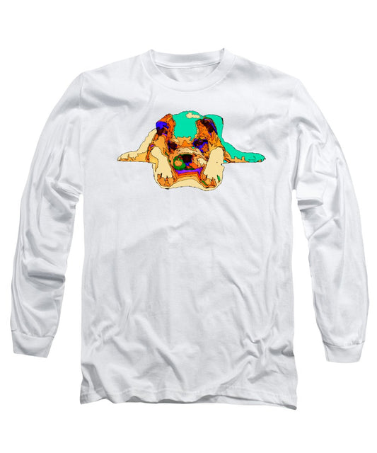 Long Sleeve T-Shirt - Waiting For You. Dog Series