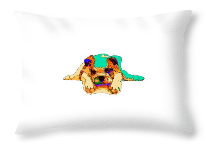 Throw Pillow - Waiting For You. Dog Series