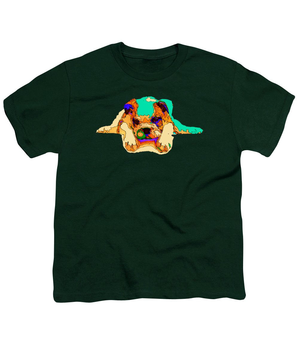 T-shirt pour jeunes - En attente de toi. Série Dog