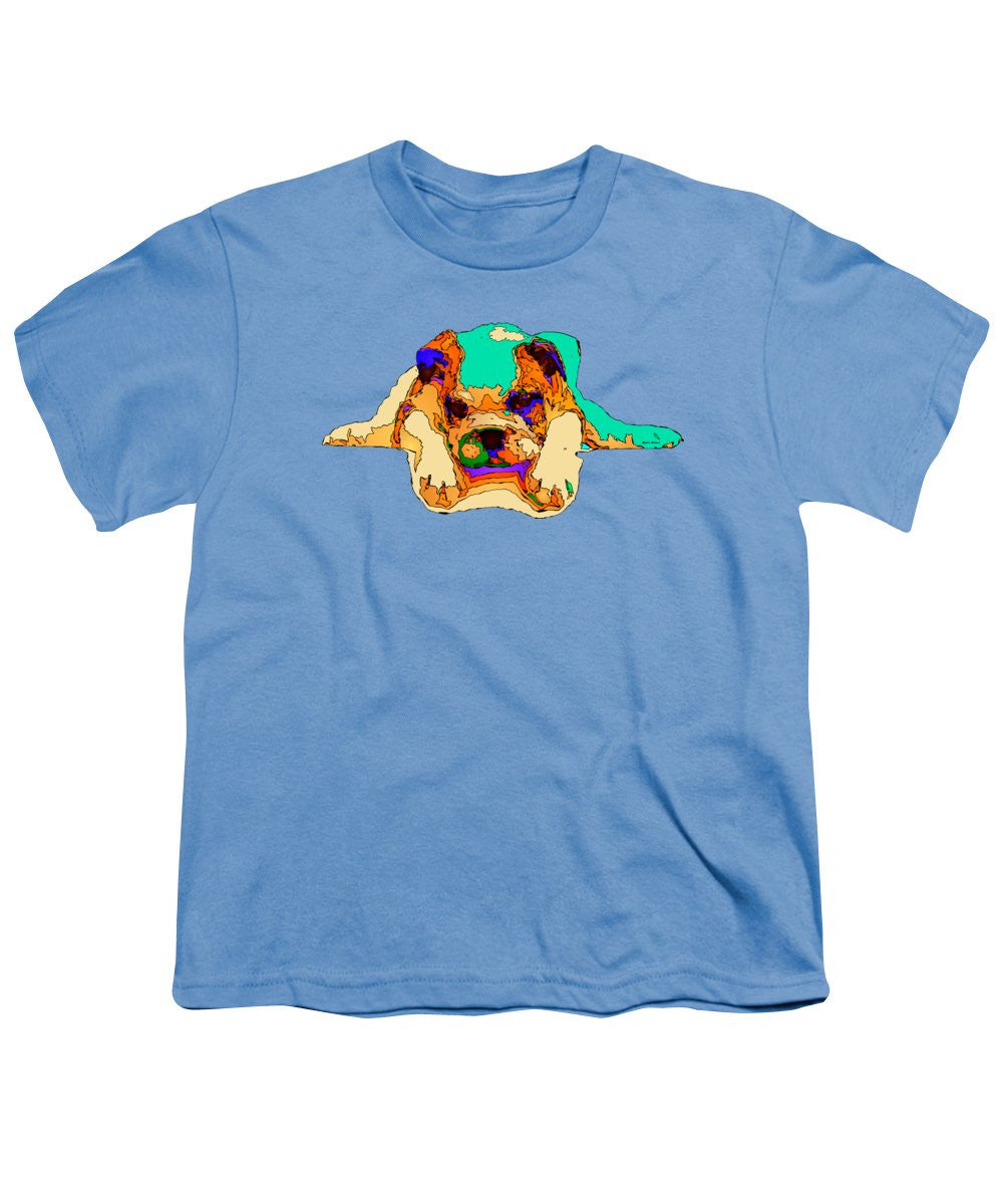 T-shirt pour jeunes - En attente de toi. Série Dog