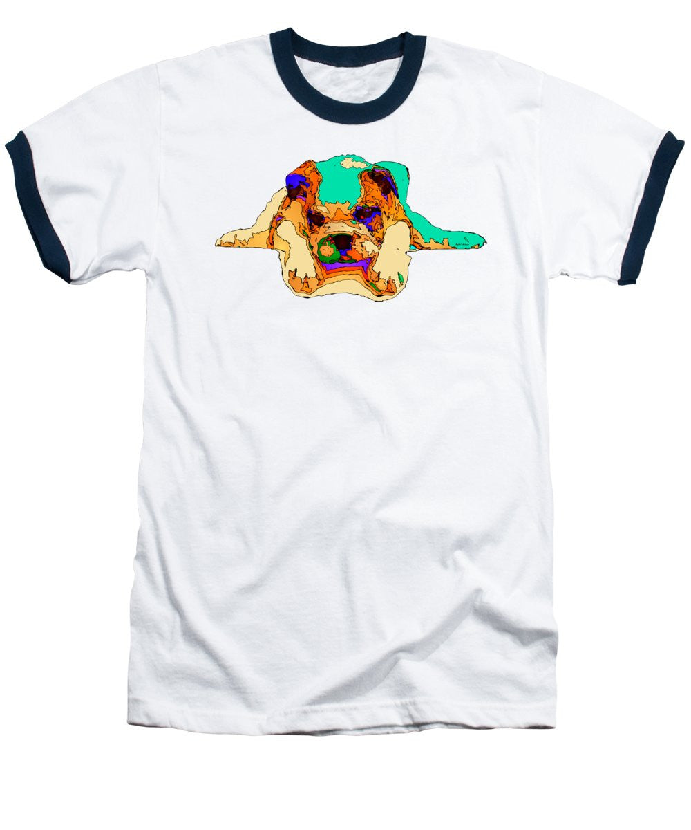 Baseball T-Shirt - Waiting For You. Dog Series