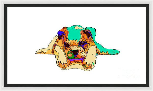 Framed Print - Waiting For You. Dog Series