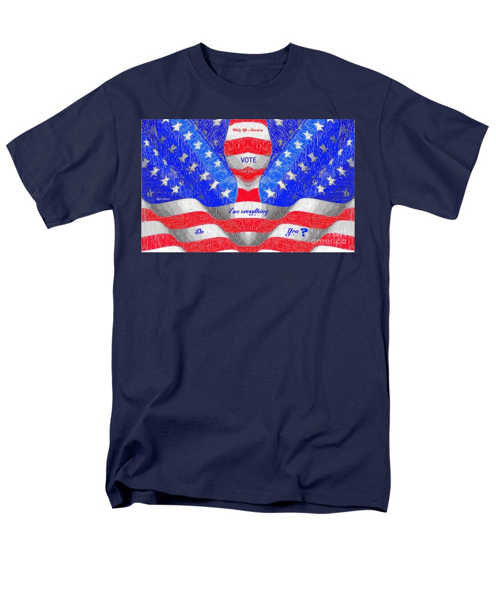 Wake Up America - Men's T-Shirt  (Regular Fit)