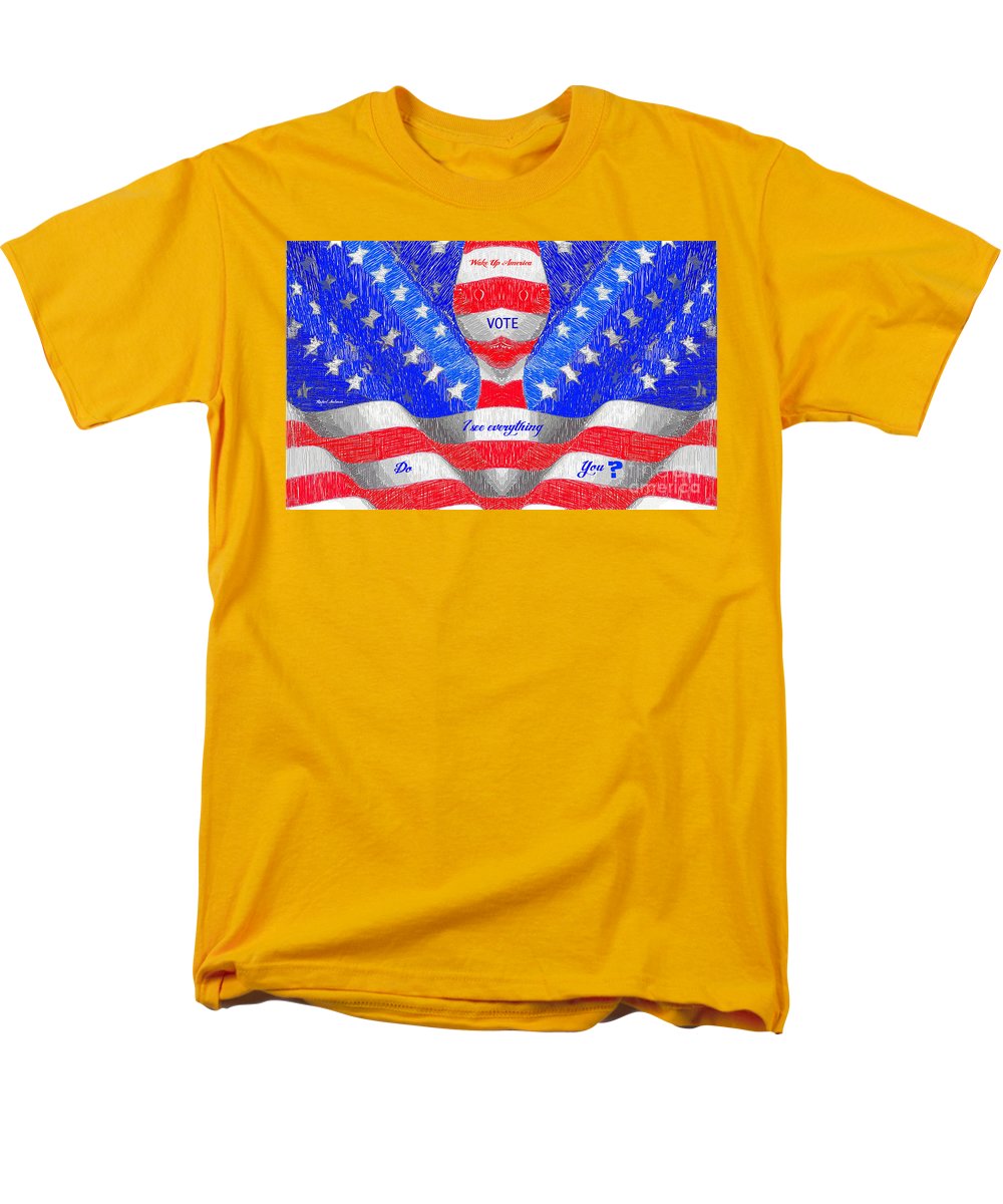 Wake Up America - Men's T-Shirt  (Regular Fit)