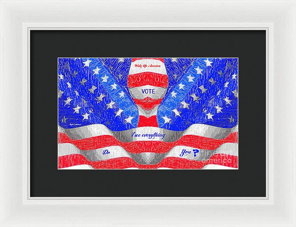 Wake Up America - Framed Print