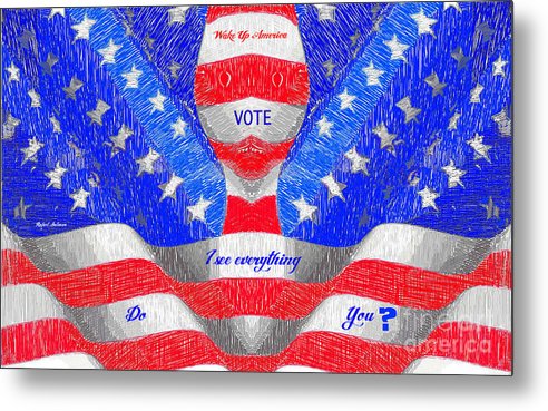 Wake Up America - Metal Print