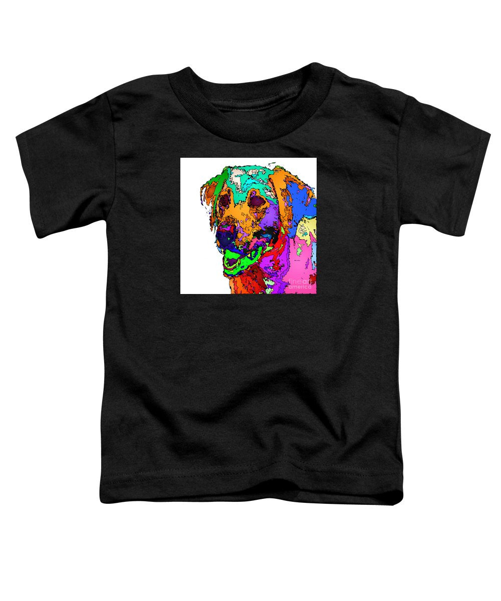 Toddler T-Shirt - Want To Go For A Walk. Pet Series